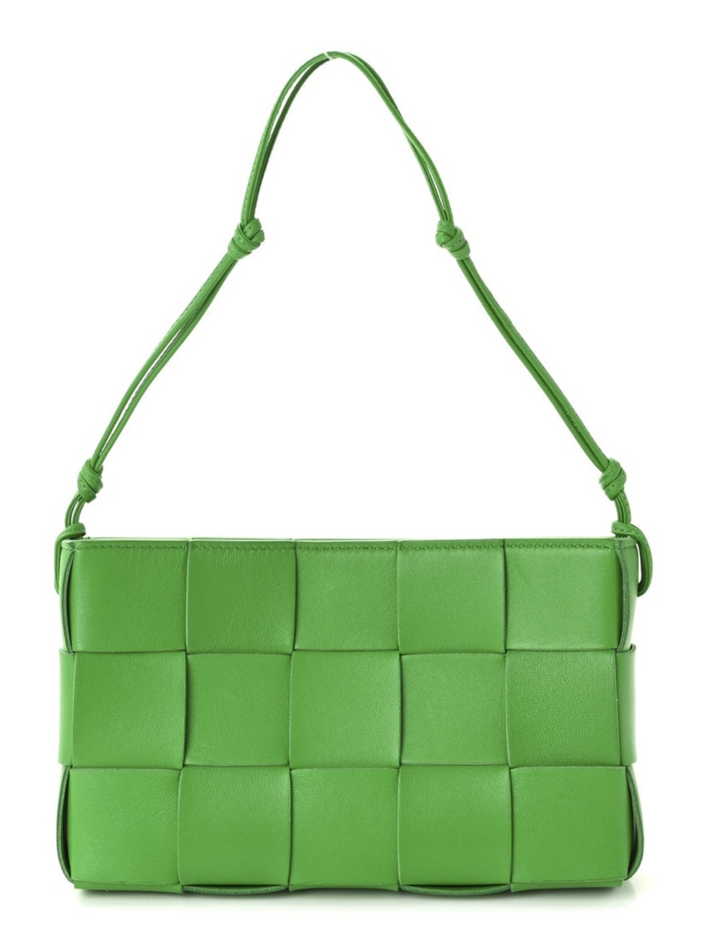 Bottega Veneta Green Intrecciato Cassette Pouch On Strap (Like New!)